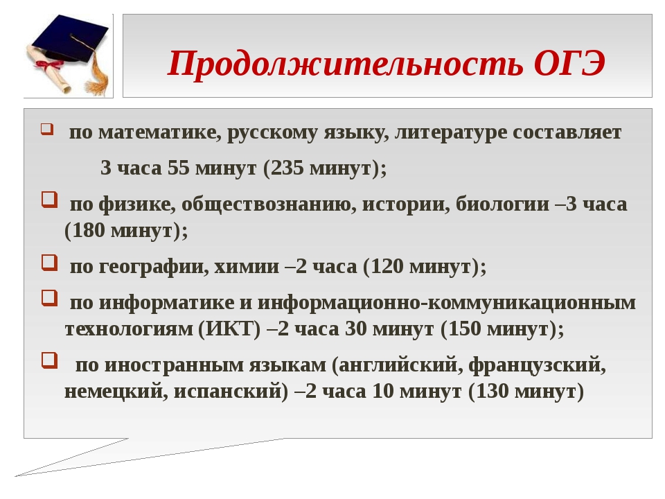 Тесты класс огэ русский. ОГЭ. Продолжительность ОГЭ по русскому языку. Продолжительность ОГЭ математика. Продолжительность РНЭ математика.