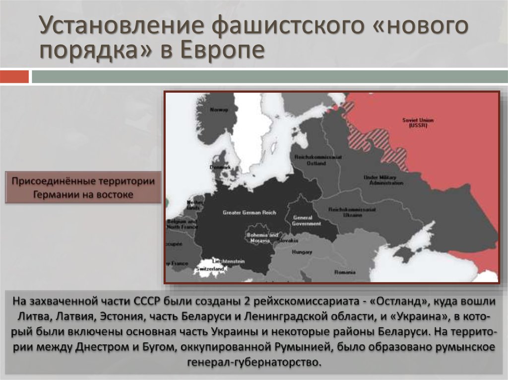 Оккупационный режим в годы великой отечественной войны презентация