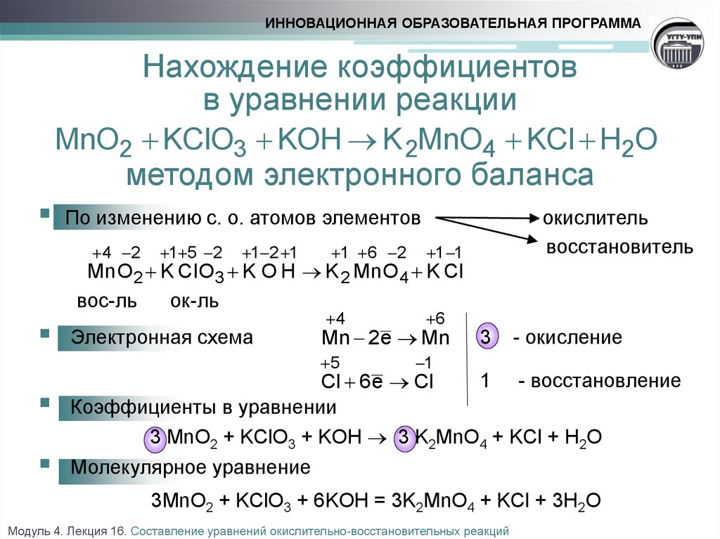 Не является окислительно восстановительной реакции схема которой с объяснением