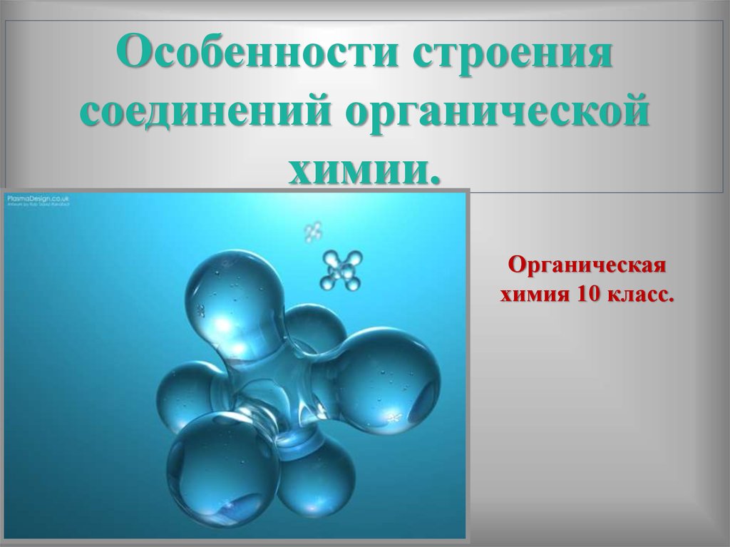 Предмет органической химии презентация 10 класс