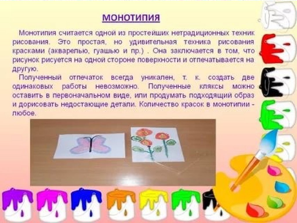 Монотипия 1 класс презентация