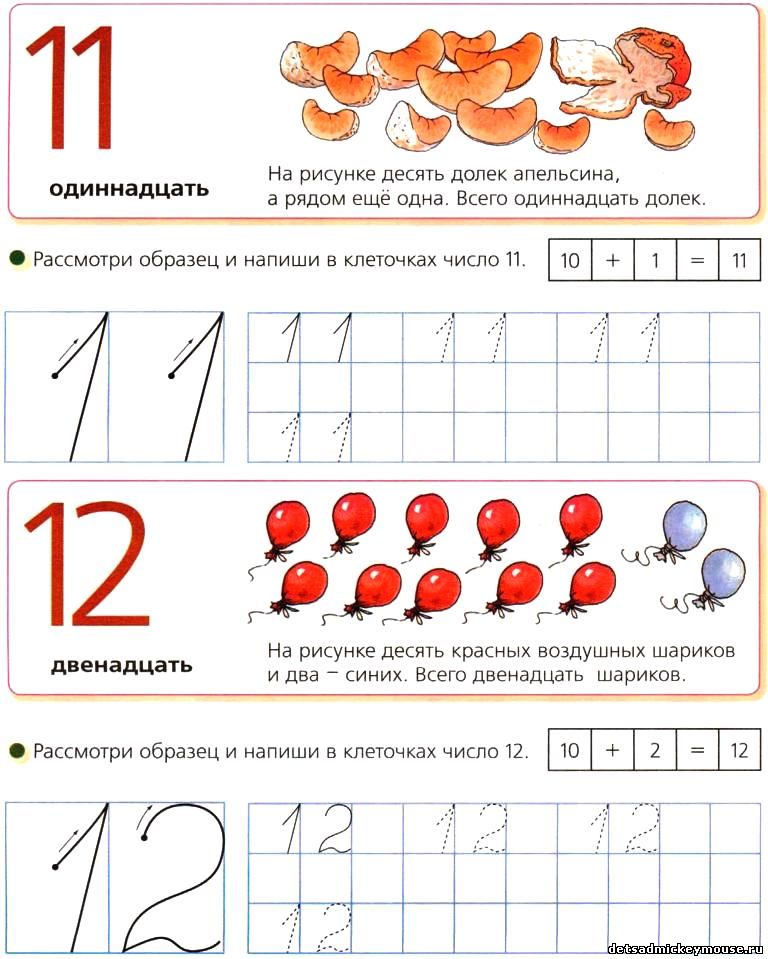 Число 11 1 класс презентация