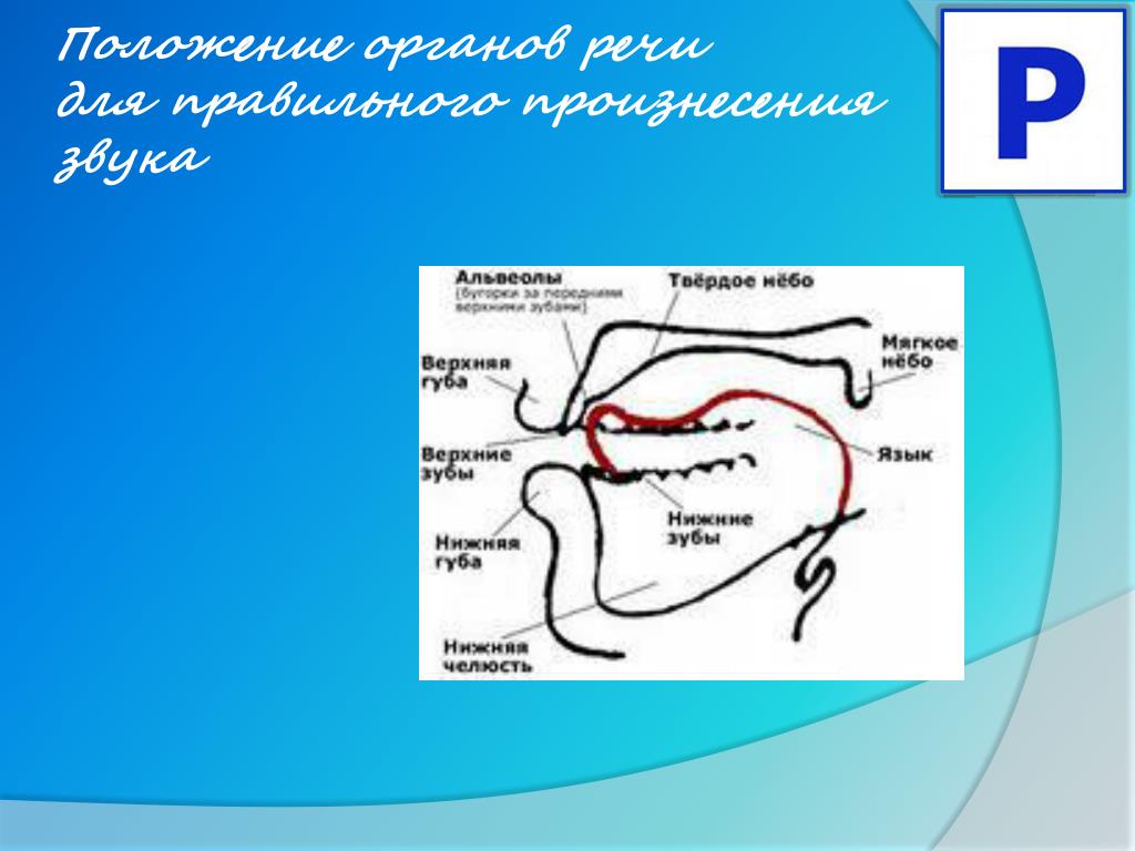 Горловой звук р