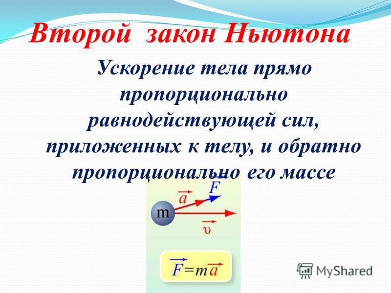 Физика 9 класс ньютона первый