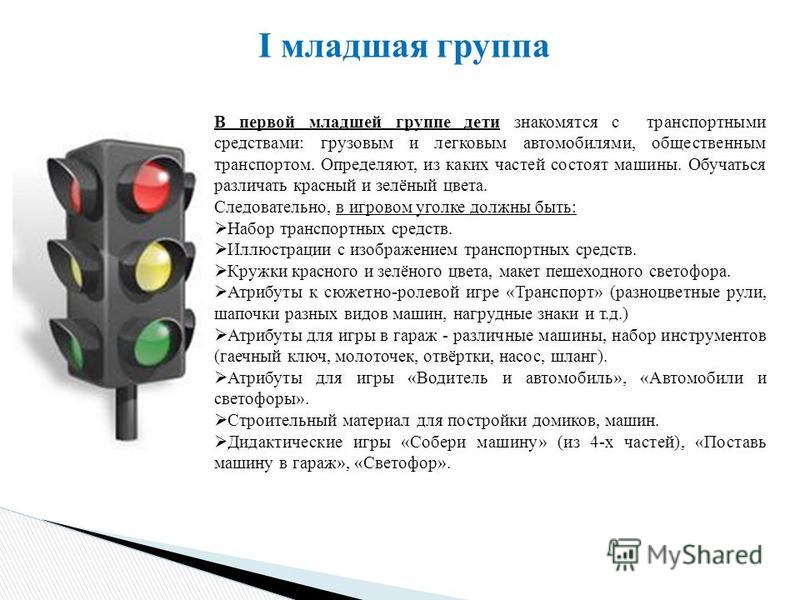 Проект пдд младшая группа