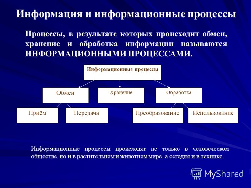 Методы обработки и передачи информации презентация по информатике