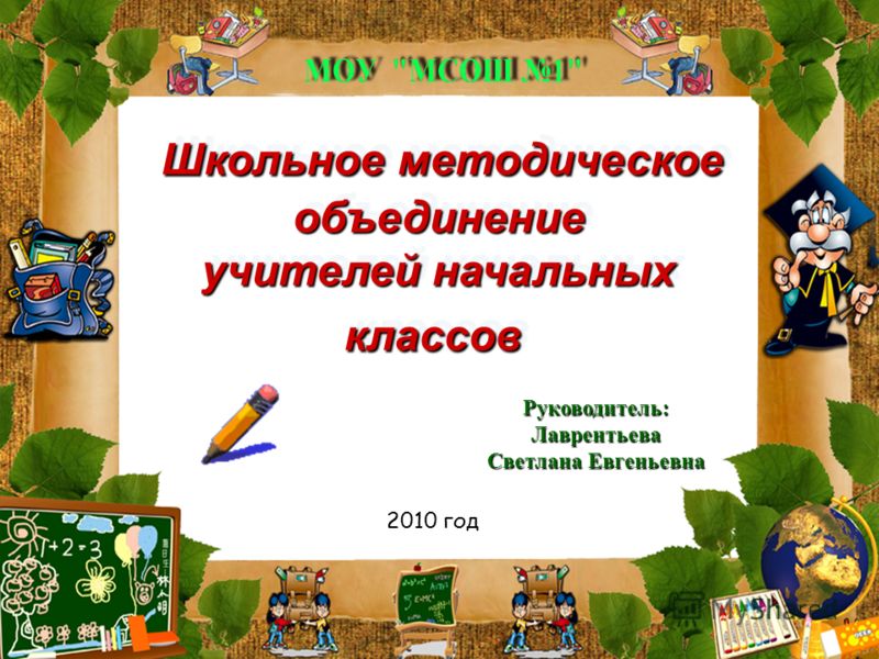 Школьное методическое объединение