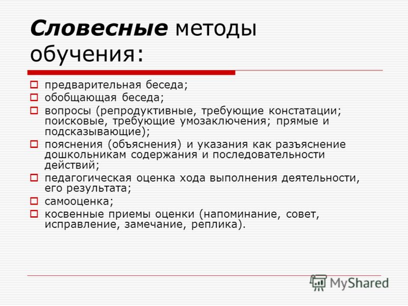 Словесные методы обучения картинки