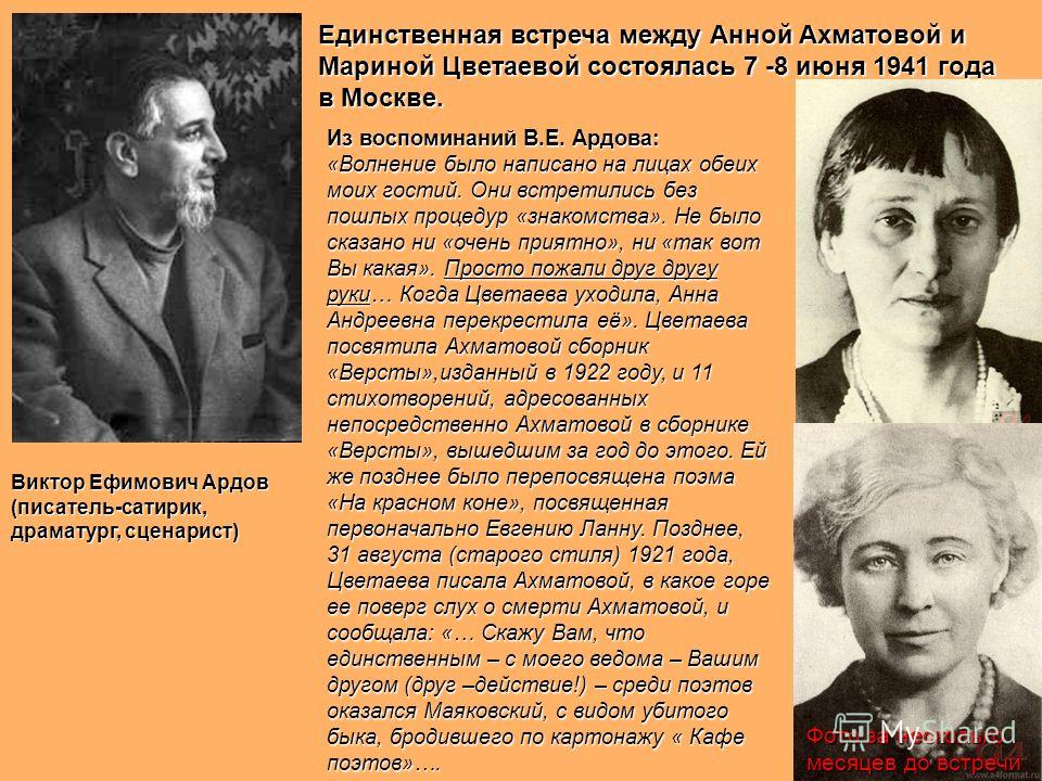 Женские судьбы в стихах цветаевой и ахматовой проект