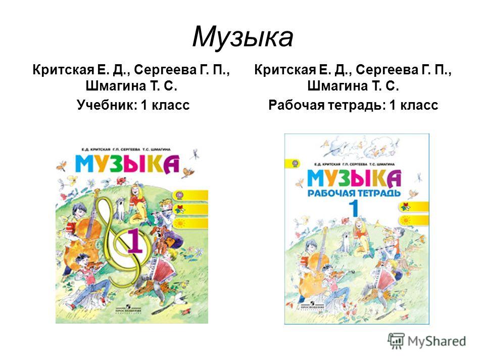 Музыка 1 класс