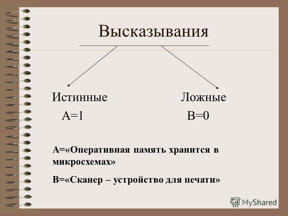 Презентация ложные и истинные высказывания 2 класс