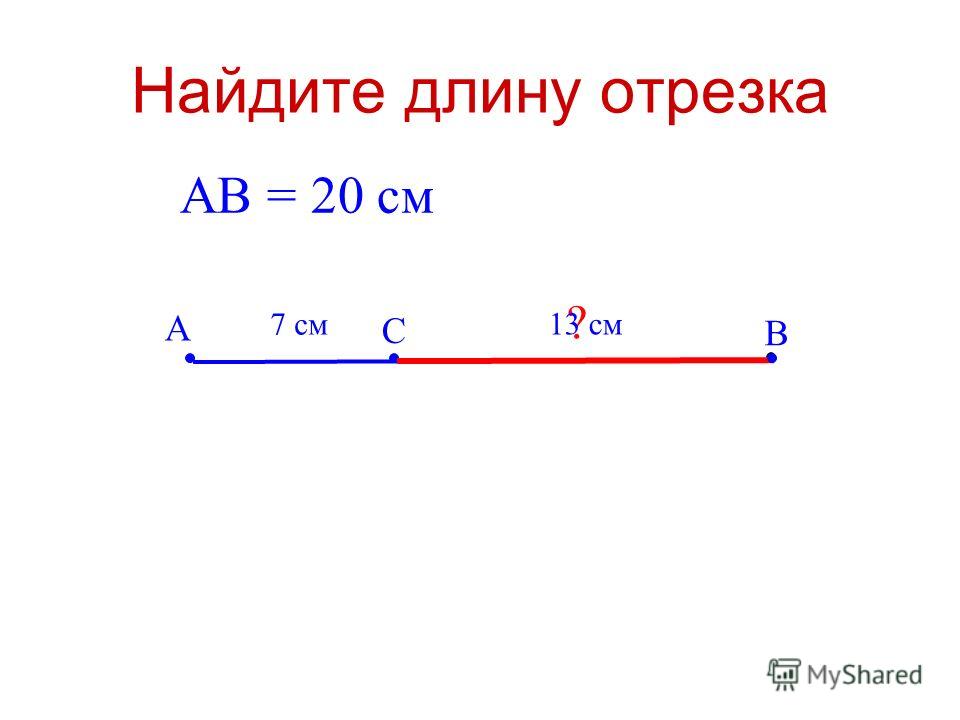 Длина отрезка в плоскости