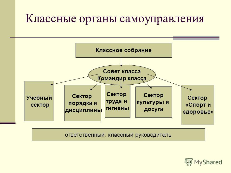 Как проходят в органы самоуправления в колледже. Сектора ученического самоуправления. Совет класса самоуправление. Структура классного самоуправления в 9 классе. Структура классного ученического самоуправления 6 класса.