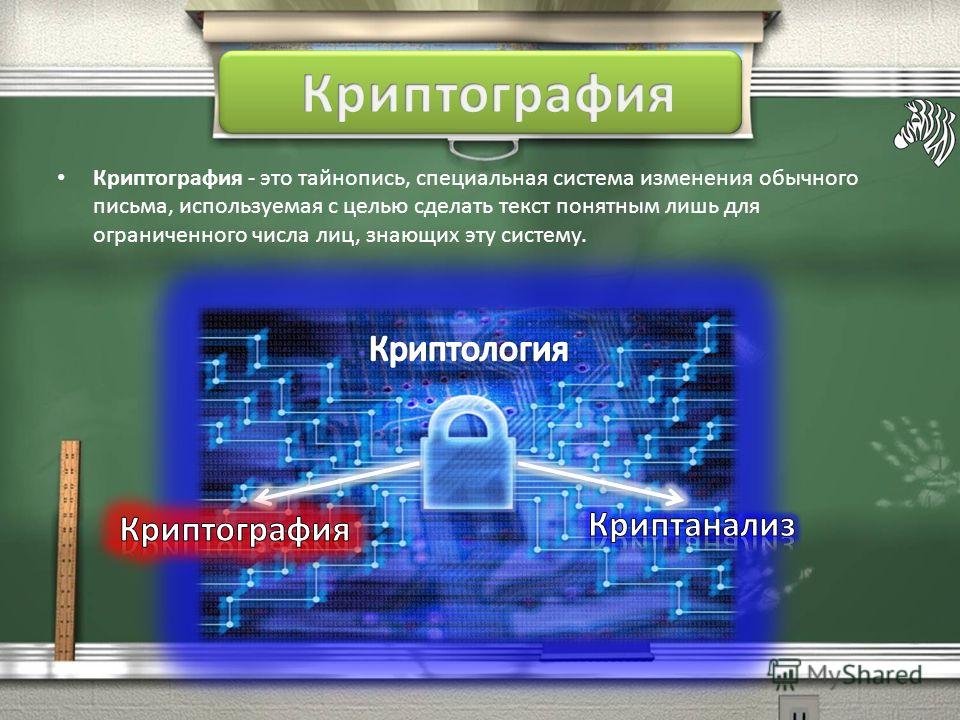 Проект криптография в литературе