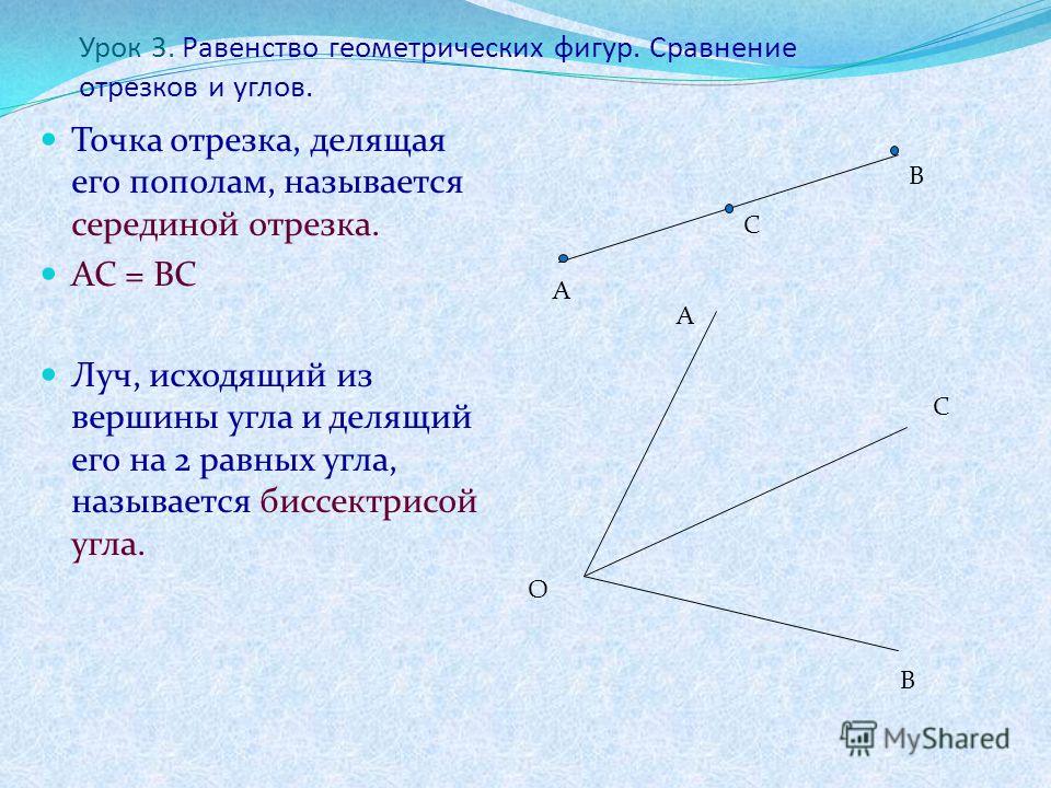 C отрезки на плоскости