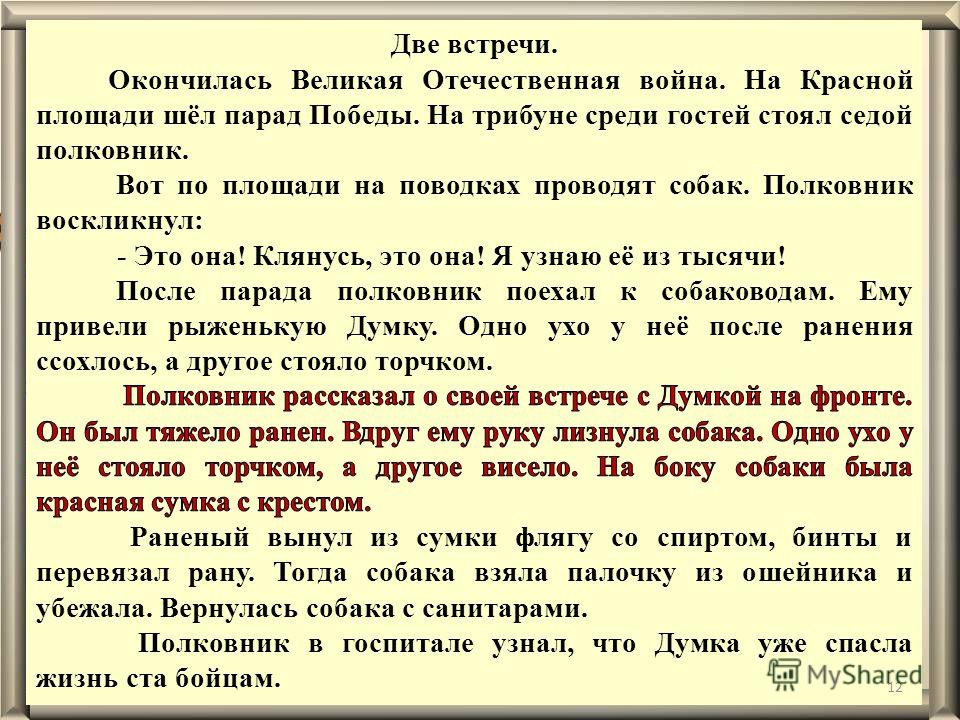 Изложение 4 класс тексты с планом презентация