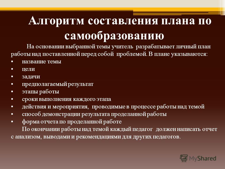 План работы по самообразованию логопеда доу по фгос