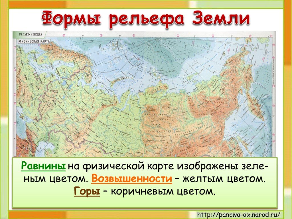 Изображение на плоскости поверхности земли где объекты обозначаются определенными условными