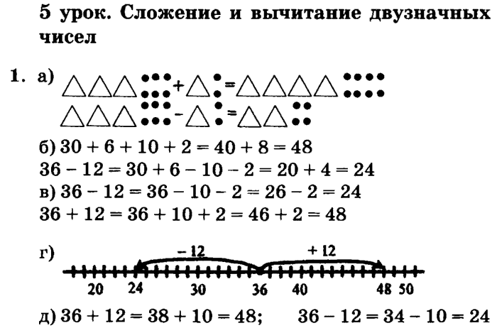 Петерсон сложение и вычитание двузначных чисел 1 класс петерсон презентация