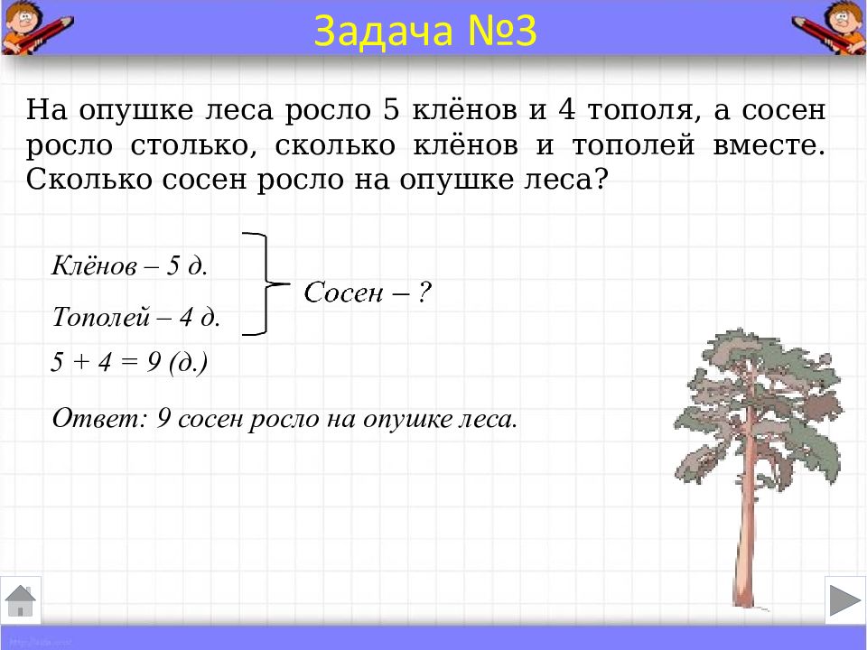 Схема задачи 2 класс на сколько больше по математике