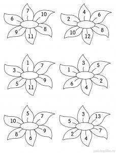 14 228x300 - Задания по математике в картинках для детей 5-7 лет