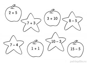 21 300x217 - Задания по математике в картинках для детей 5-7 лет