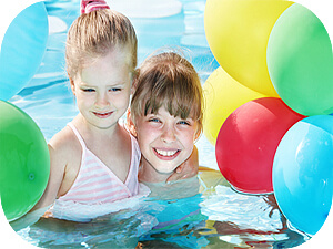 kids-pool-party purchased thru istock