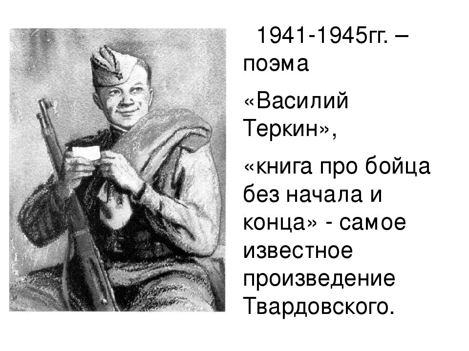 Прототип теркина. Портрет Василия Теркина в поэме.