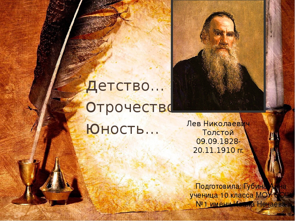 Детство толстого 4 класс. Лев Николаевич толстой детство отрочество Юность. Детство Толстого презентация. Детство и Юность Льва Николаевича Толстого. Толстой детство презентация.