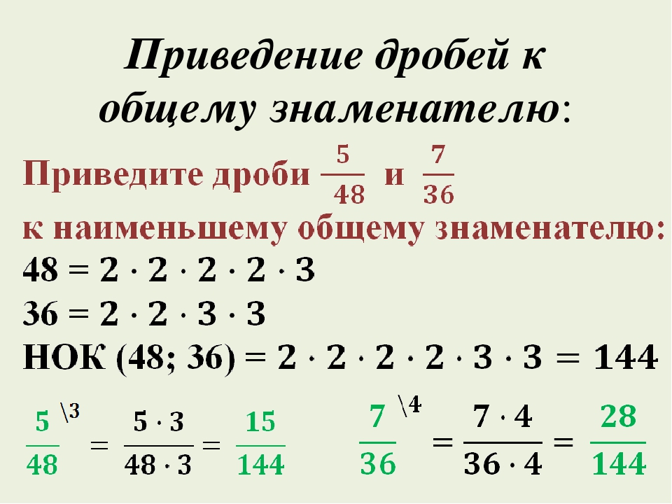 Приведение дробей к общему знаменателю 5 класс презентация