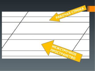 РАБОЧАЯ СТРОКА МЕЖСТРОЧНОЕ ПРОСТРАНСТВО 