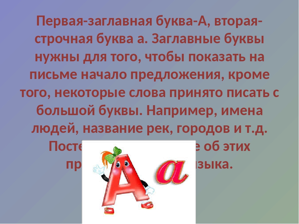 В некотором сообщении буква а. Написание слов с заглавной буквы. Первая заглавная буква. Буква а 1 класс. Презентация строчная буква а.