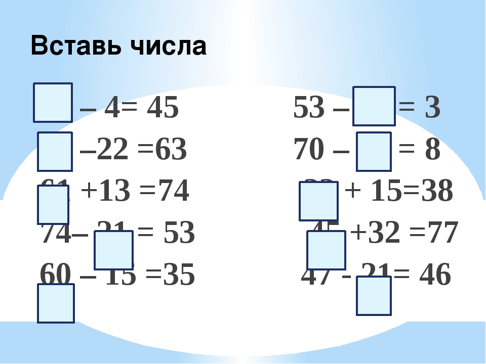 Презентация математика 1 класс 3 четверть