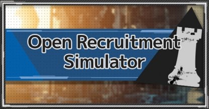 Open Recruitment Calculator