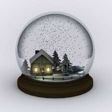 Solving the riddle of the snow globe