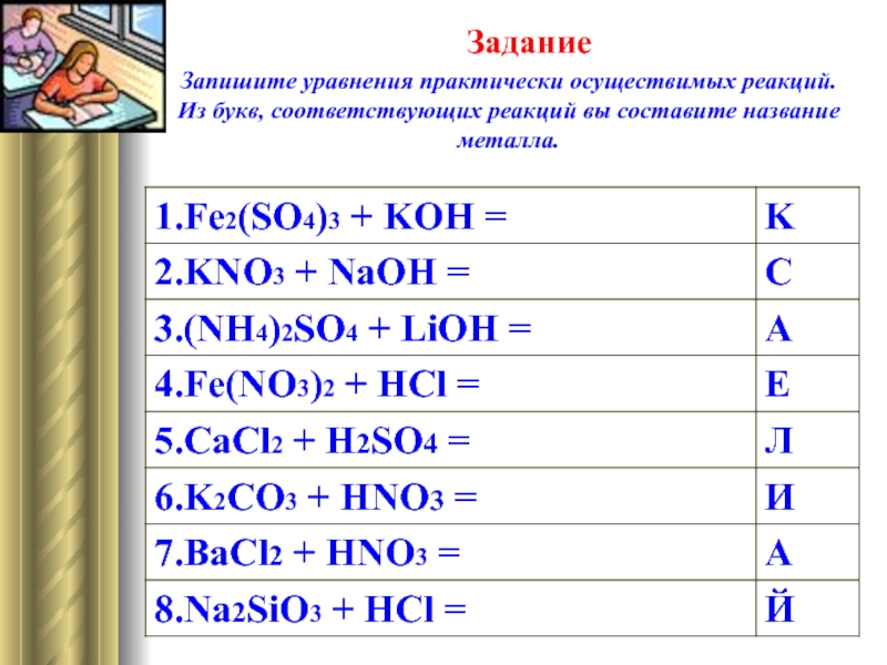 Уравнения реакции соли. Химические св-ва солей 8 класс. Задания на свойства солей 8 класс. Задание соли 8 класс химия. Задачи по химии 8 класс моль.