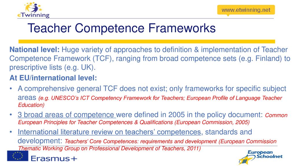 Teacher Competence Frameworks