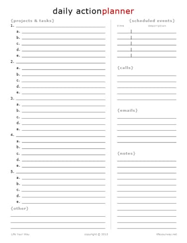 action plan template 1