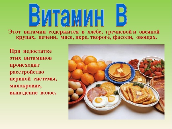 Презентация 3 класс витамины