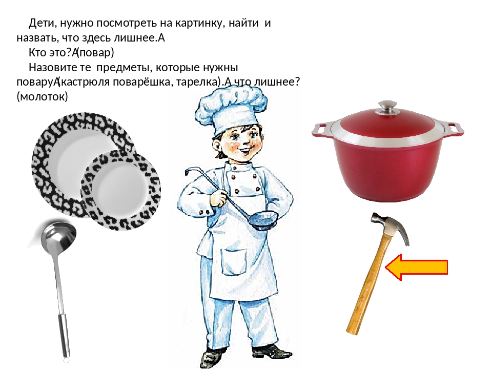 Конспект по развитию речи на тему профессии. Профессия повар в детском саду. Конспект занятия профессии. Профессии для детей второй младшей группы. Профессии для детей старшей группы.