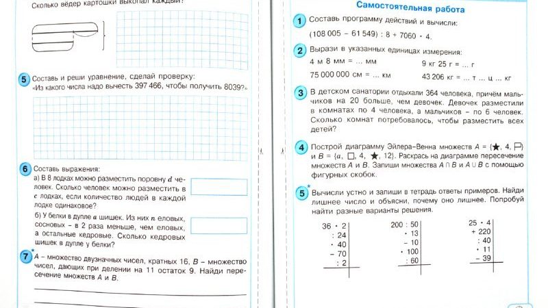 Контрольные и самостоятельные по математике 3 класс – ГДЗ к самостоятельным и контрольным работам по математике 3 класс Петерсон, Невретдинова часть 1, 2