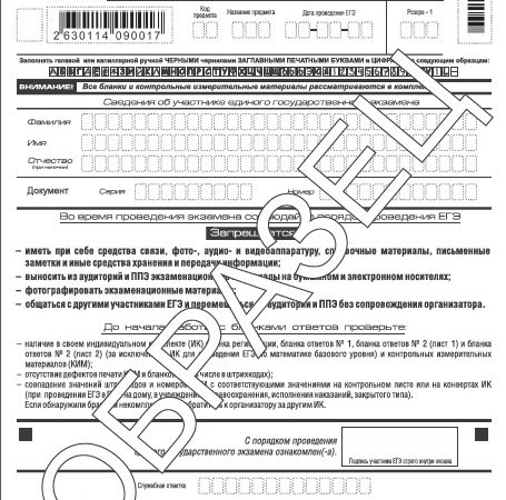 Образцы бланков гиа по русскому языку 2019 – Бланки ОГЭ 2019 (ГИА 9 класс)