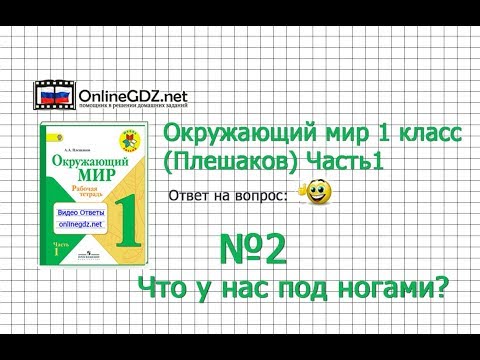 Что у нас под ногами тест – Тест по окружающему миру Что у нас под ногами 1 класс