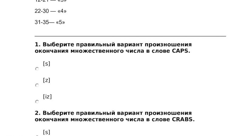 Английский 1 класс тесты – Тесты для 1 класса с ответами