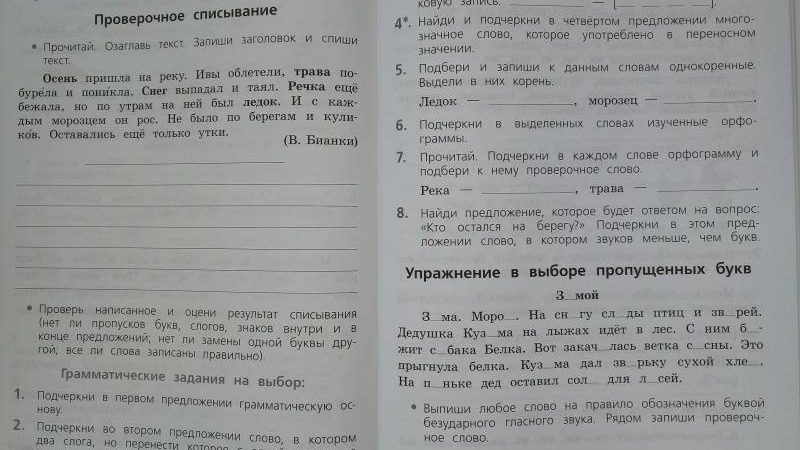 Контрольные работы по русскому языку 2 класс 1 полугодие фгос – Методическая разработка по русскому языку (2 класс) на тему: Контрольная работа по русскому языку за 1 полугодие 2 класс